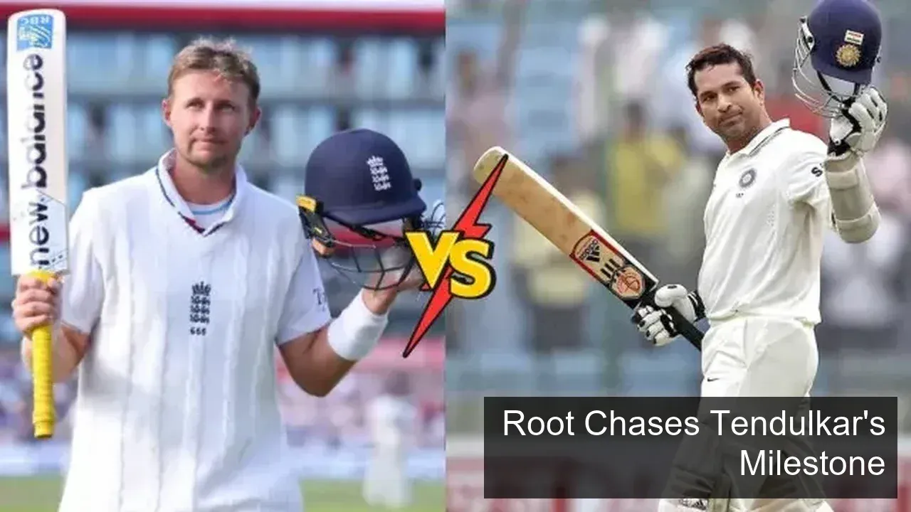 Joe Root's Chase of Tendulkar's Record: A Comparative Analysis