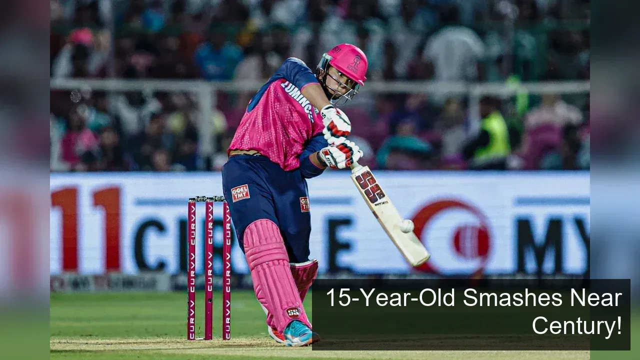15-Year-Old Vaibhav Sooryavanshi IPL Debut: The Near Century That Defined His Rajasthan Royals Debut