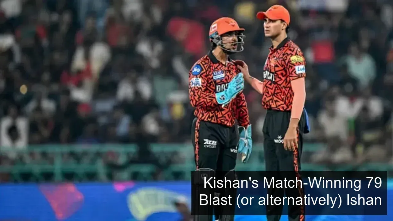 Ishin Kishan's Match-Winning 79: How SRH Dominated RCB in IPL 2026