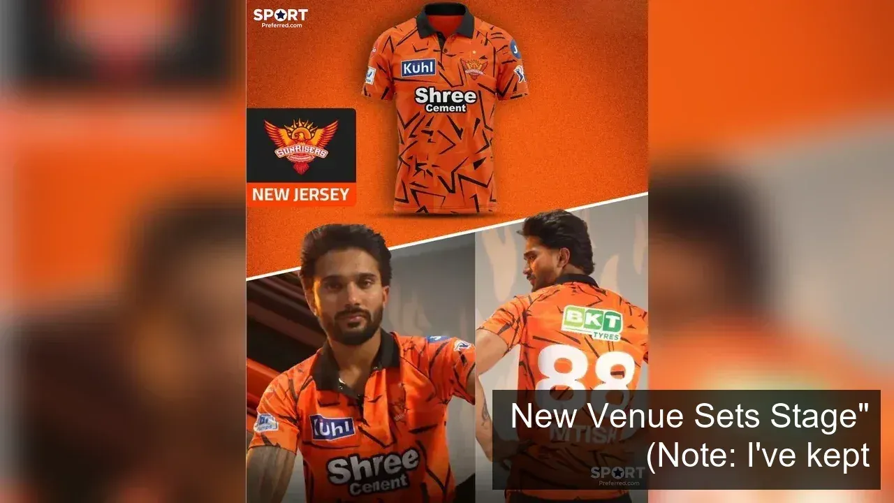 SRH vs TBC IPL 2026: The New Venue's Crucial Role in Eliminator Drama