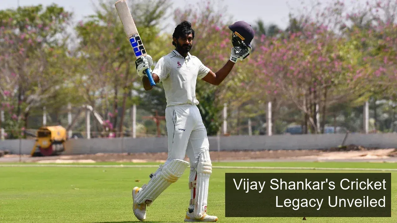Vijay Shankar's 13-Year Journey: From Tamil Nadu to IPL Glory