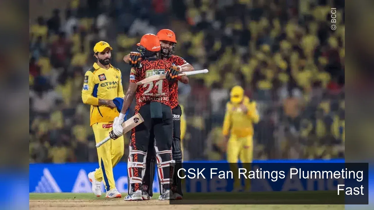 SRH Dominates CSK in IPL 2026 Thriller