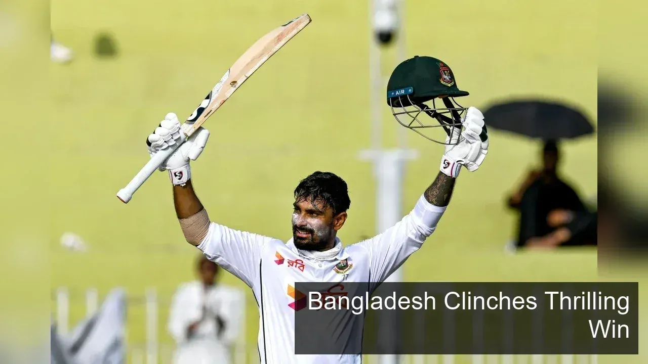 Bangladesh Dominates Second Test with Litton Das' Century and Strong Bowling